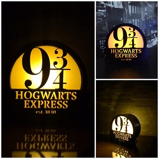 Presentes literarios luminária Harry Potter