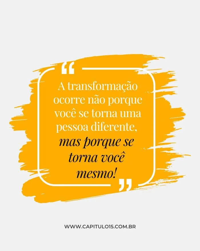 Imagem com uma frase motivacional