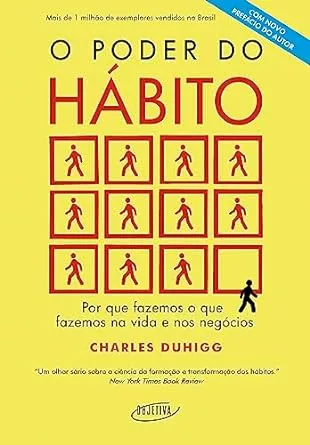 capa do livro o poder do habito para destacar a lista de melhores livros para desenvolvimento pessoal