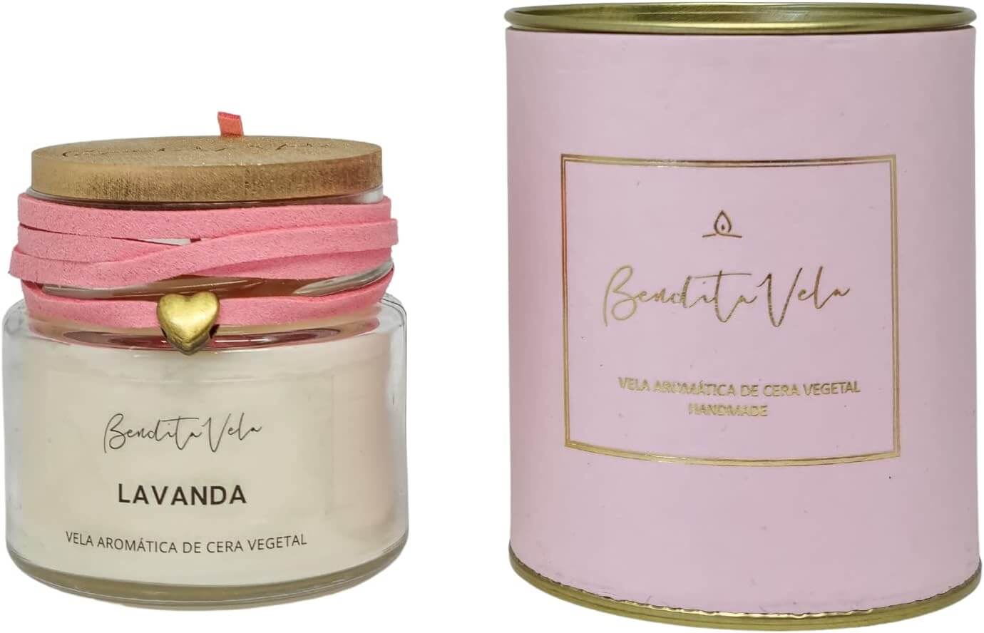 Presentes para escritores: imagem de uma vela lavanda