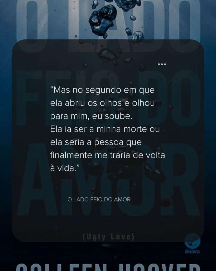 FRASES DO LIVRO O LADO FEIO DO AMOR