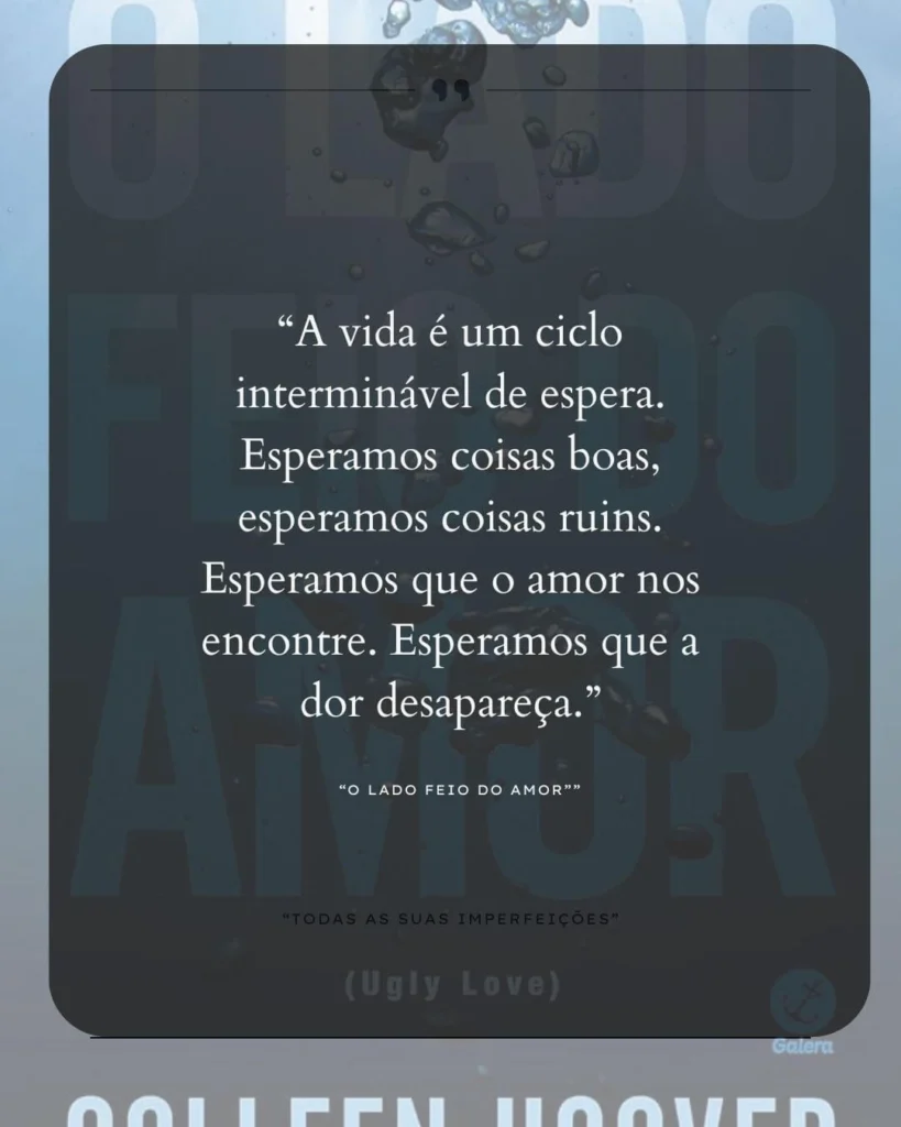 FRASES DO LIVRO O LADO FEIO DO AMOR